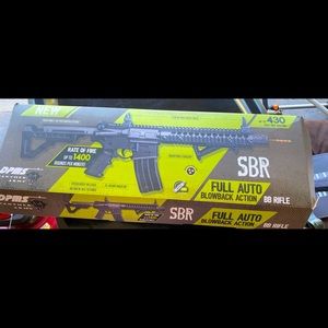 DPMS Full Auto SBR CO2-Powered BB Air Gun, Black